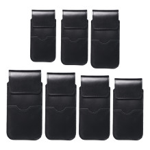 ROYAL - Leather universal flap pocket / black - Size 2XL - IPHONE 6 PLUS / SAMSUNG A52 / XIAOMI REDMI NOTE 10 ROYAL - Leather universal flap pocket / black - Size 2XL - IPHONE 6 PLUS / SAMSUNG A52 / XIAOMI REDMI NOTE 10