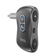 Automobilinis „Bluetooth“ siųstuvas „Hoco E73 PRO“ juodas, 3,5 mm jungtimi