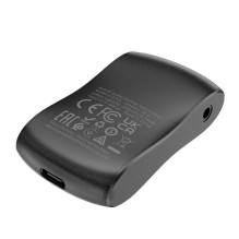 Automobilinis „Bluetooth“ siųstuvas „Hoco E73 PRO“ juodas, 3,5 mm jungtimi