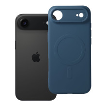 Case for iPhone 17 AIR Silicone Mag Cover compatible with MagSafe blue