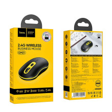 Belaidė pelė Hoco 2,4G 1600 dpi GM21 juoda