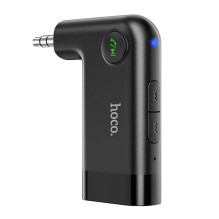 Wireless car receiver Hoco AUX E53 black
