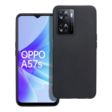 Oppo A57S dėklas matinės juodos spalvos