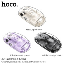 Belaidė pelė Hoco 2,4G 1600 dpi GM29 tamsiai juoda