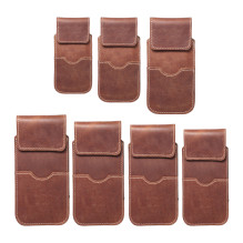 ROYAL Crazy Horse - Leather universal flap pocket / brown - Size XL - IPHONE 11 / 12 / 13 / SAMSUNG S7 EDGE ROYAL Crazy Horse - Leather universal flap pocket / brown - Size XL - IPHONE 11 / 12 / 13 / SAMSUNG S7 EDGE