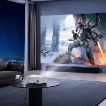 Projektorius „Full HD Hoco“ su „Android“ programine įranga, „Wi-Fi“, „Bluetooth“ 1080P, baltas