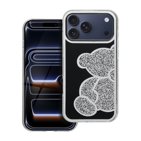 Case For IPhone 17 Pro Max 18 Pro Max Low Camera Edge Teddy Bear Silver case-for-iphone-17-pro-max-18-pro-max-low-camera-edge-teddy-bear-silver