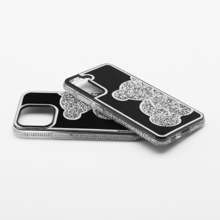 Case For IPhone 17 Pro Max 18 Pro Max Low Camera Edge Teddy Bear Silver case-for-iphone-17-pro-max-18-pro-max-low-camera-edge-teddy-bear-silver