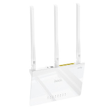 Belaidis maršrutizatorius Hoco WiFi4 HI30 baltas