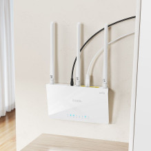 Belaidis maršrutizatorius Hoco WiFi4 HI30 baltas