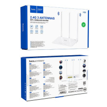 Belaidis maršrutizatorius Hoco WiFi4 HI30 baltas