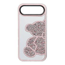 iPhone 17 AIR dėklas, rožinis, meškiukas iPhone 17 AIR dėklas, rožinis, meškiukas