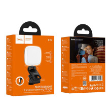 Mini LED lempa Hoco K29 juoda Mini LED lempa Hoco K29 juoda