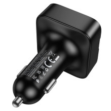 Car transmitter bluetooth Hoco USB A + USB C QC PD 35W E87 black Car transmitter bluetooth Hoco USB A + USB C QC PD 35W E87 black