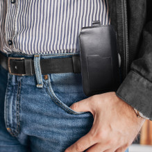 KARALIŠKA - Odinė universali kišenė telefonui / juoda - 2XL dydis + aukštas - SAMSUNG S21 ULTRA / HUAWEI P Smart 2021 / KARALIŠKA - Odinė universali kišenė telefonui / juoda - 2XL dydis + aukštas - SAMSUNG S21 ULTRA / HUAWEI P Smart 2021 /