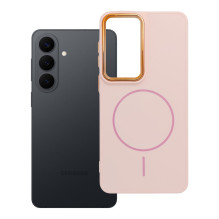 Case for Samsung S26 PLUS Frame Mag Cover compatible with MagSafe powder pink Case for Samsung S26 PLUS Frame Mag Cover compatible with MagSafe powder pink