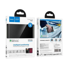 Locator compatible with Apple Find My Hoco passport cover E91G black