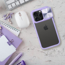 „iPhone 15 PLUS“ slankiklio dėklas, violetinis „iPhone 15 PLUS“ slankiklio dėklas, violetinis