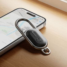 Lokatorius, suderinamas su „Apple Find My Hoco E91J“, juodas