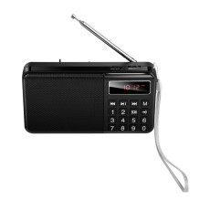 Portable radio Hoco HI50 black Portable radio Hoco HI50 black