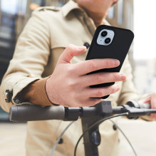 Realme NOTE 50 dėklas, matinės juodos spalvos
