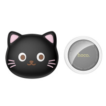 Lokatorius, suderinamas su „Apple Find My Hoco“ katės formos E91D, juodas