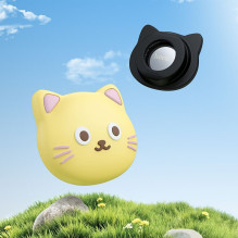 Lokatorius, suderinamas su „Apple Find My Hoco“ katės formos E91D, juodas
