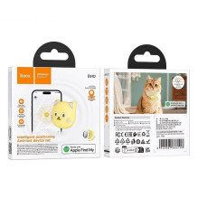 Lokatorius, suderinamas su „Apple Find My Hoco“ katės formos E91D smėlio spalvos