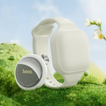 Lokatorius, suderinamas su „Apple Find My Hoco E91E“ apyranke, pilkos spalvos