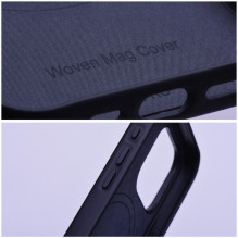 „iPhone 14 PLUS“ austas „Mag“ dėklas, suderinamas su „MagSafe“, juodas „iPhone 14 PLUS“ austas „Mag“ dėklas, suderinamas su „MagSafe“, juodas