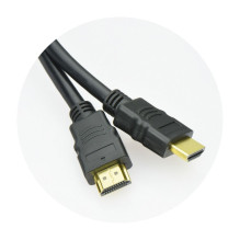 HDMI į HDMI 4K 1.4 versijos kabelis AL-OEM-46 5 m juodas HDMI į HDMI 4K 1.4 versijos kabelis AL-OEM-46 5 m juodas
