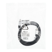 Cable HDMI to HDMI 4K 60Hz High Speed with Ethernet ver. 2.0 1,5 m black Cable HDMI to HDMI 4K 60Hz High Speed with Ethernet ver. 2.0 1,5 m black