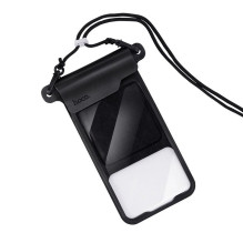 Vandeniui atsparus telefono dėklas Hoco BAG31, juodas