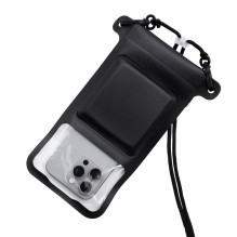 Vandeniui atsparus telefono dėklas Hoco BAG31, juodas