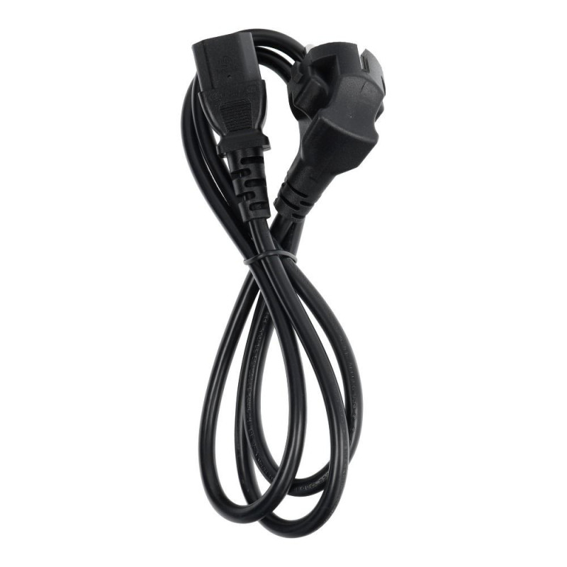 Power cable for computer PC / printer / monitor 230V 16A 1,2 m black