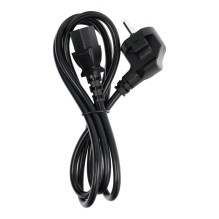 Power cable for computer PC / printer / monitor 230V 16A 1,5 m black