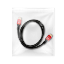 Cable HDMI 2.1 8K 60Hz / 4K 120Hz - Ultra High Speed, HDR, eARC, VRR, 48Gbps 1 m black Cable HDMI 2.1 8K 60Hz / 4K 120Hz - Ultra High Speed, HDR, eARC, VRR, 48Gbps 1 m black