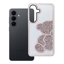 „Samsung S26 PLUS“ dėklas, rožinis, meškiukas