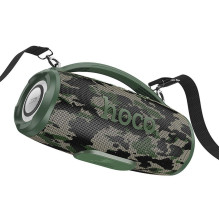 Wireless speaker LED 2 x 20W 4h Hoco HA4 camouflage green