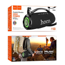 Wireless speaker LED 2 x 20W 4h Hoco HA4 camouflage green