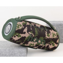 Wireless speaker LED 2 x 20W 4h Hoco HA4 camouflage green