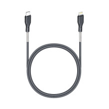 USB C į Lightning laidas Forcell F-Energy PD 3A 27W anglies pluošto 1 m CB-01C juodas USB C į Lightning laidas Forcell F-Energy PD 3A 27W anglies pluošto 1 m CB-01C juodas