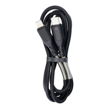 USB C į Lightning laidas Forcell F-Energy PD 3A 27W anglies pluošto 1 m CB-01C juodas USB C į Lightning laidas Forcell F-Energy PD 3A 27W anglies pluošto 1 m CB-01C juodas