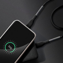 Cable USB C to Lightning Forcell F-Energy PD 3A 27W Carbon 1 m CB-01C black