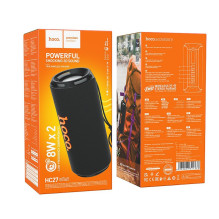Belaidė kolonėlė 2 x 8W 2h Hoco HC27 juoda