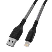 USB A tipo į „Lightning“ tipo laidas „Forcell F-Energy“ 2,4A 12W anglies pluošto, 1 m, CB-01A, juodas USB A tipo į „Lightning“ tipo laidas „Forcell F-Energy“ 2,4A 12W anglies pluošto, 1 m, CB-01A, juodas