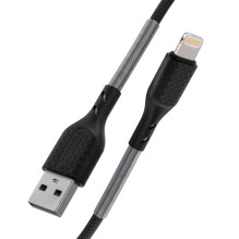 Cable USB A to Lightning Forcell F-Energy 2,4A 12W Carbon 1 m CB-01A black Cable USB A to Lightning Forcell F-Energy 2,4A 12W Carbon 1 m CB-01A black