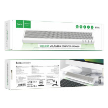 Belaidė kolonėlė 2 x 3W Hoco 2in1 BS66 balta Belaidė kolonėlė 2 x 3W Hoco 2in1 BS66 balta