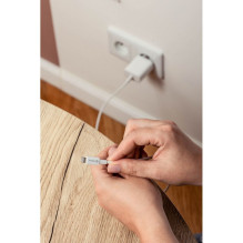 Cable USB A to Lightning Forcell F-Energy MFi 2,4A 12W 1 m C703 white Cable USB A to Lightning Forcell F-Energy MFi 2,4A 12W 1 m C703 white