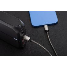 Laidas USB C - Lightning Forcell F-Energy PD 3A 27W metalinis 1 m C238 sidabrinis Laidas USB C - Lightning Forcell F-Energy PD 3A 27W metalinis 1 m C238 sidabrinis